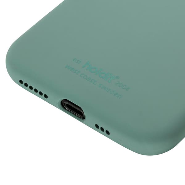 iPhone 11 Pro/X/XS - holdit Mobildeksel Silikon - Moss Green Grön Silikon