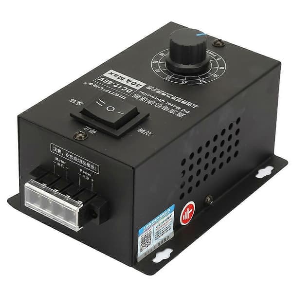 DC 12V~48V 40A Borstmotorregulator Hastighetskontrollmodul Elektrisk Styrenhet