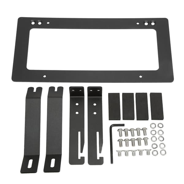 Tesla Model Y 2017 2022 Frontnummerpladeholder Aluminiumlegering Sort Udskiftning