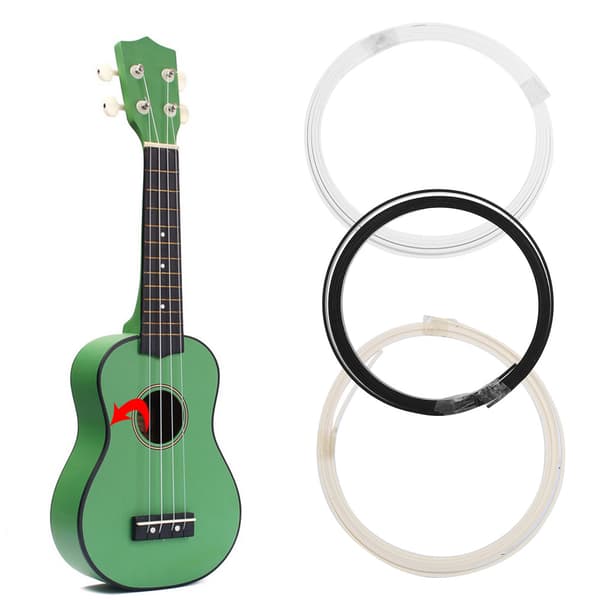 3-lags ABS-plast guitarbinding dekorativ guitarbinding 1610x5x1,5 mm