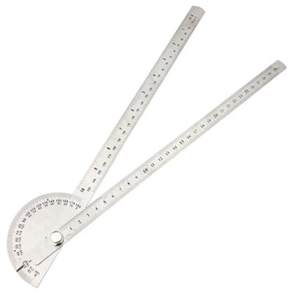 Round Head Gradient, Rostfritt stål Gradient Finder Vinkel, Round Head Arm Measure Linjal Tool, for Engineer, Angle M