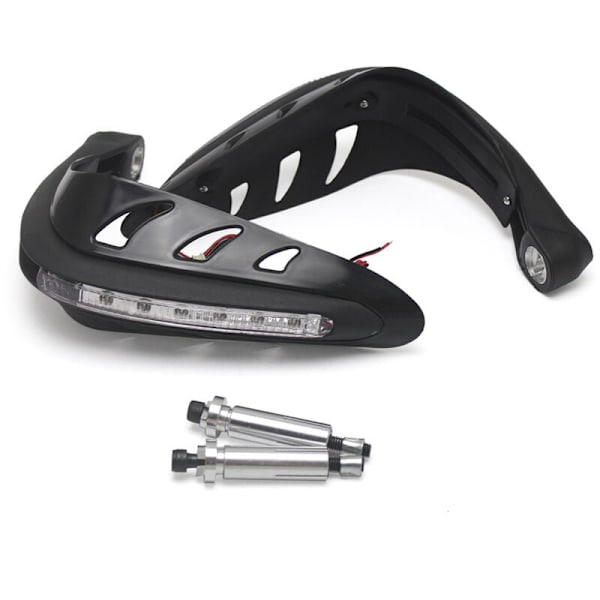 Bitar Svart Vit Lätt aluminiumlegering Handskydd Drop Guard Dirt Bike Motorcykeltillbehör för verktygsrum, Outdo