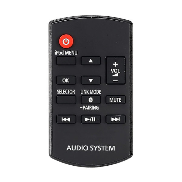 fjernbetjening velegnet til Panasonic Bluetooth Audio System Rak-sc989zm Sc-hc05 Sa-hc05 controller