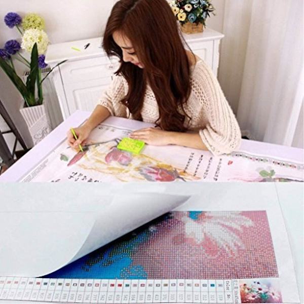 Heta Nya Gör-det-själv 5d Diamond painting Kristaller Diamantbroderi Strass Målning Limfärg Efter siffror Stitch Art Kit Heminredning Väggdekaler - I