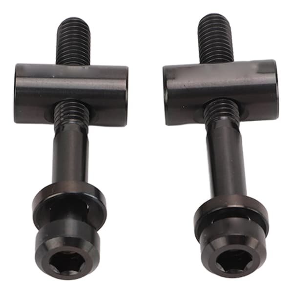 RISK M5 X 40mm 2 ST Sort Cykelsadelpind Klemmebolt DIY Reservedele