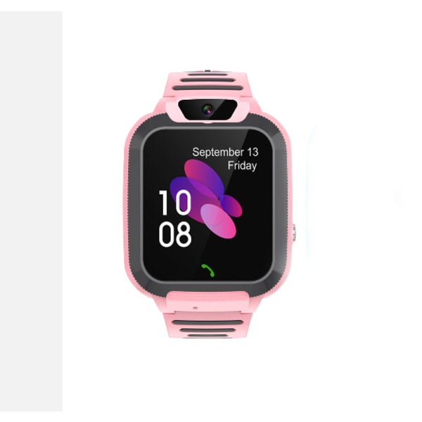 Barns Smart Watch Pojkar och Flickor Positionerande Vattentät Primary School Watch (Rosa),