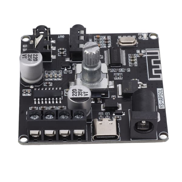 Højtydende Dual Channel Stereo Digital Bluetooth Forstærker Modul 2x50W DC12 24V
