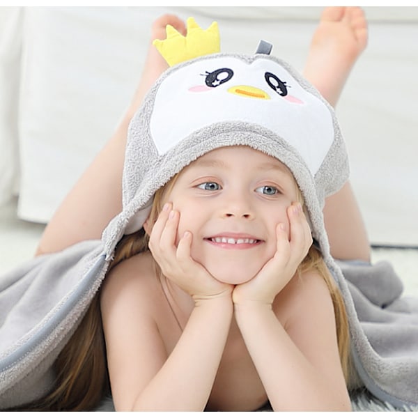 Super Soft Micron Barnmorgonrock 80*130 Micron Penguin Grey,