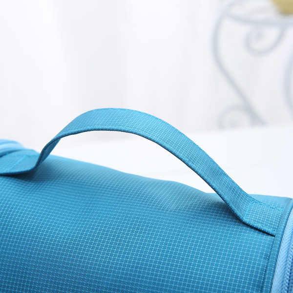Kosmetiikkasäilytyslaukku Kannettava matkasäilytyslaukku Monitoiminen säilytyslaukku ulkokäyttöön matkalaukku Taivaansininen 23*10,5*20cm