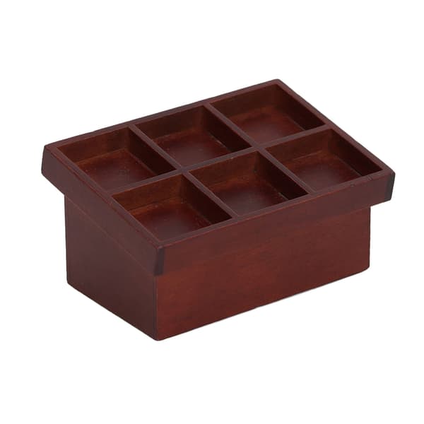 Dockhus Grönsaksfrukostställ Utsökt Minigrönsaksfrukostställ Modell för 1/12 Miniatyrdockhus Brun