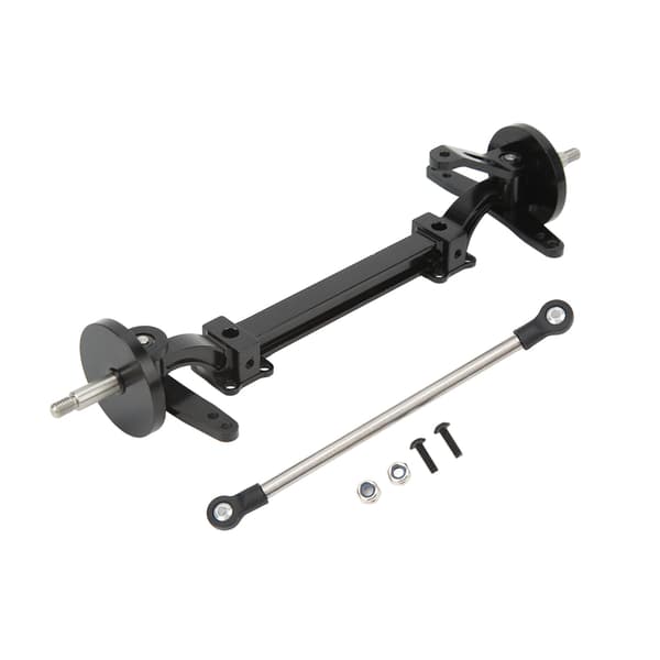 Tamiya 1/14 RC Bil Foraksel Styretøjsforbindelse Stangsæt Aluminium Legering Stål Sort