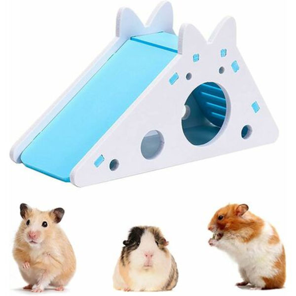 Hamsterburhus til Hamster Den Habitat Nest, Hamsterhus med stige og rutsjebane, Klatrelegetøj, Aktivitetslegetøj til Sma