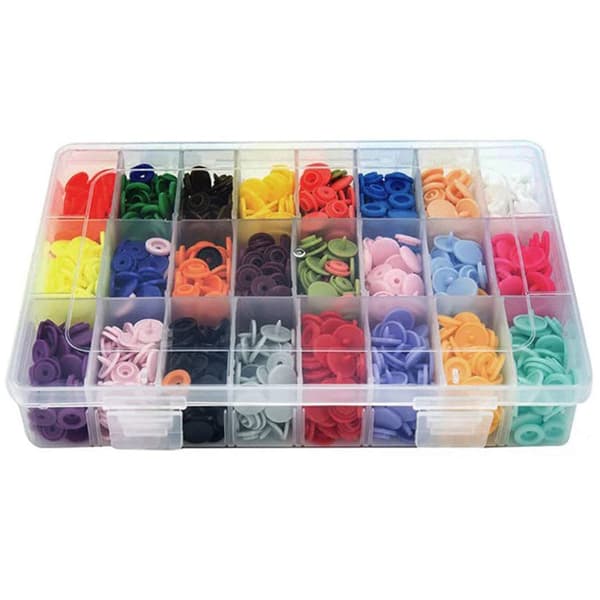 T5 Plast Resin Tryckknapp Press Stud Blöjknapp Tång