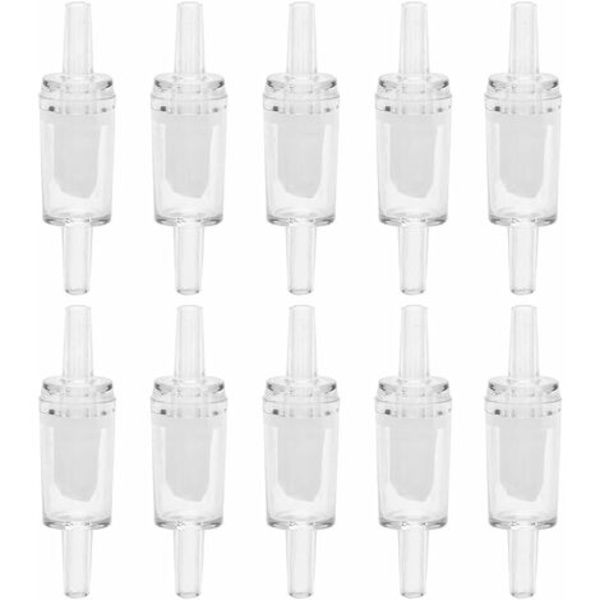 10 stk. Akvarieluftpumpe kontraventiler Envejskontraventil Akvariumfisketank Iltluftpumpekontraventil, hvid，Fonepro