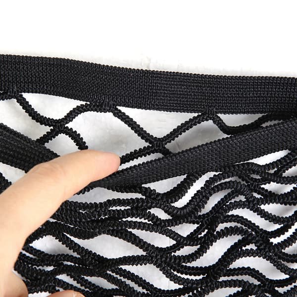 Bil Bagageutrymme Sida Lastväska Elastisk Förvaringsnät Mesh Ficka Organizer