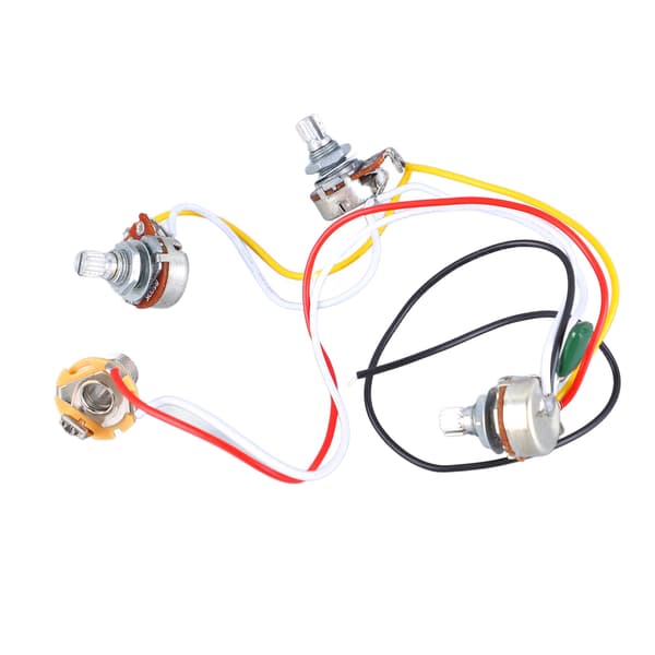500K Bas Potentiometer Ledningsnet Volumenkontrol Instrumenttilbehør
