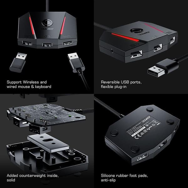LEADJOY VX2 AimBox Tastatur-Mus Adapter - Perfekt