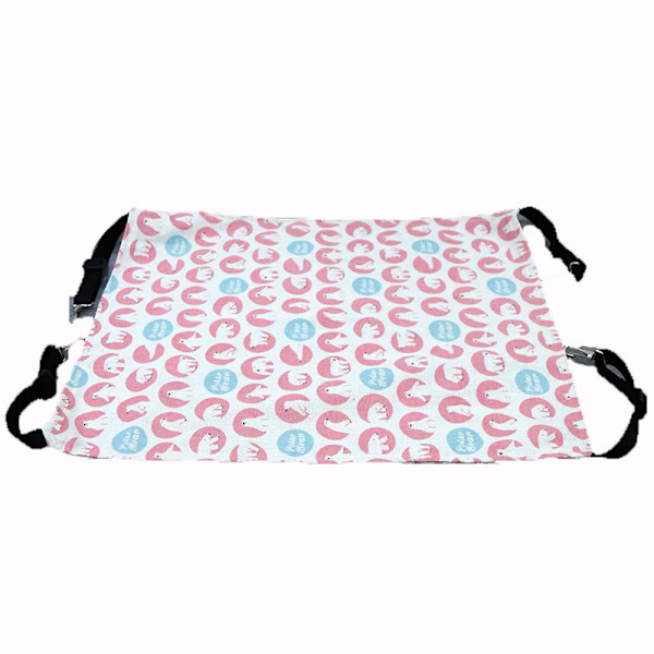 Canvas- ja samettilemmikkiriippuva kissan riippumatto Summer Style Polka Dot Polar Bear M
