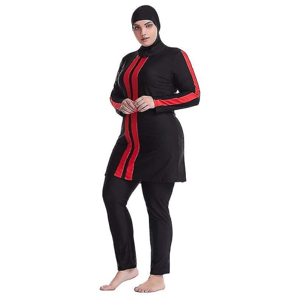 Mu Naisten uimapuku Islamic Beach Burkini -uimapuvut pluskokoinen XL