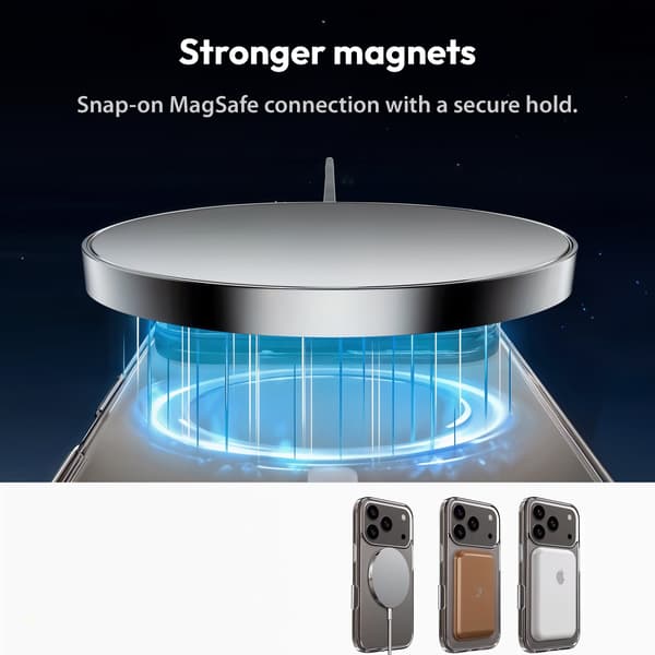 MagCase til iPhone 17 Pro – Krystalklart MagSafe-cover iPhone 17 Pro