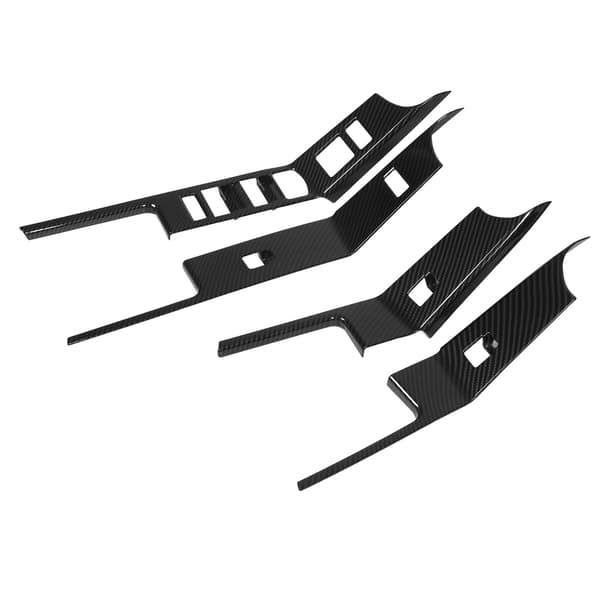 Karbonfiber Vindusbryter Panel Trim Erstatning for Land Rover Range Rover Evoque 2017 2018 LHD
