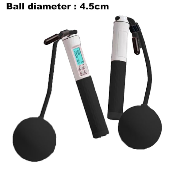 Hopprep, Digitalt hopprep med kalori- og loopräknare, black double ball