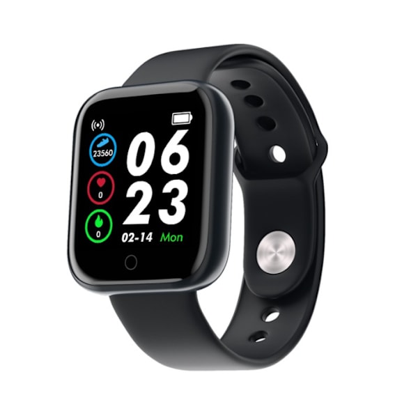 Sport smart armbånd med stor skjerm (det svarte),