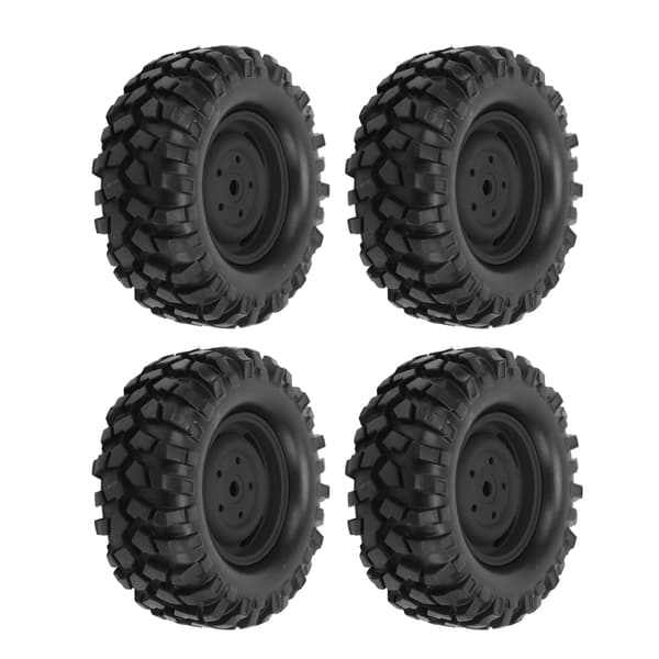 4 kpl RC Beadlock -vanteet 96 mm musta kiipeilyajoneuvoon maastoautoon