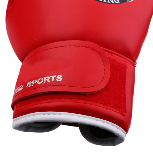 Röda Boxningshandskar för Barn för Muay Thai Sparring Kickboxning Träning