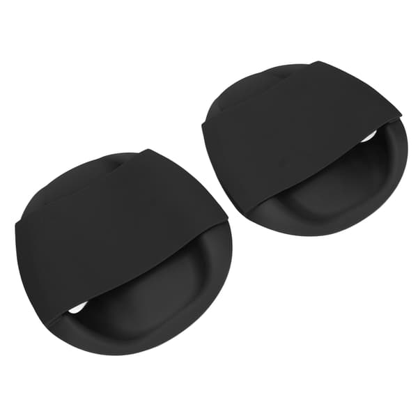 Sort PP Silikone Ergonomisk Freestyle Svømmetrænings Paddle Lille