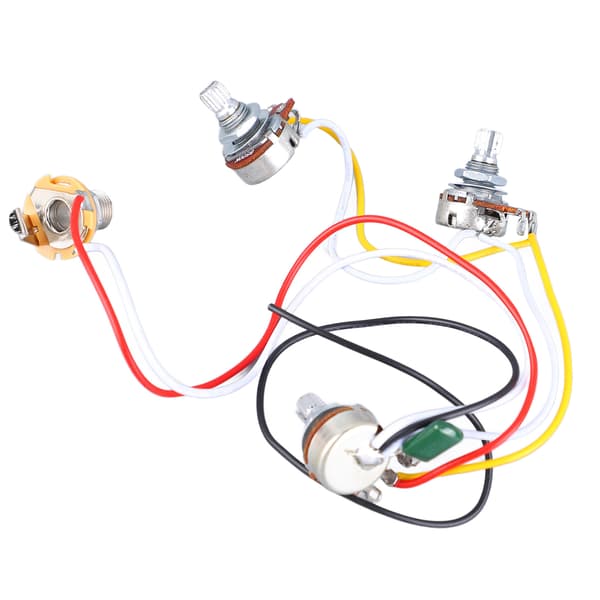 500K Bas Potentiometer Kopplingsschema Volymkontroll Instrumenttillbehör
