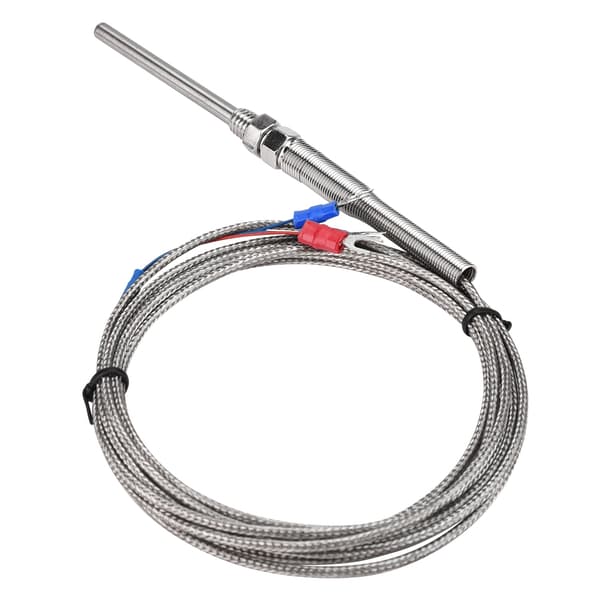 PT100 Platinum RTD Temperatursensor Probe 50mm Kabel 0-400℃ 3m