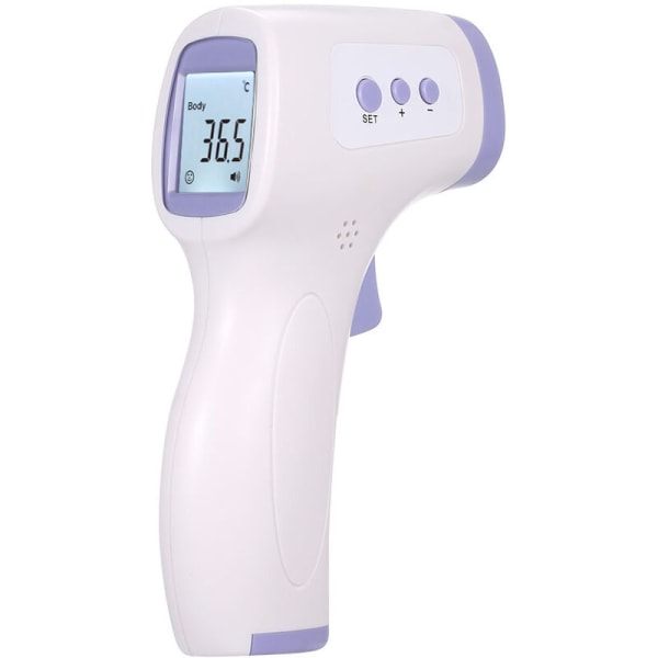 Infrarødt termometer Pandetermometer, ikke-kontakt, husholdningsbrug, elektronisk termometer (engelsk)