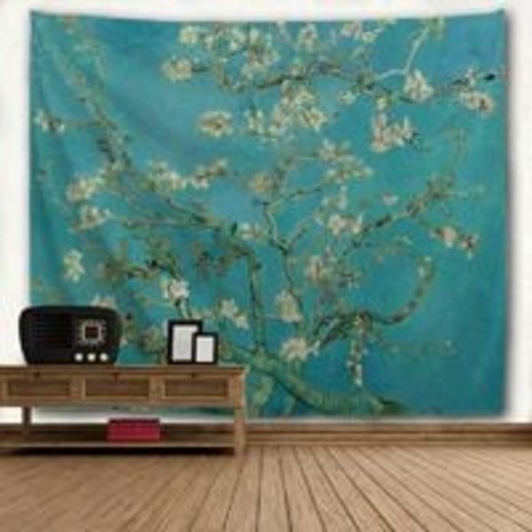 Van Gogh billedvev Grener av et blomstrende mandeltre Vegghengende kunst Hjemmeinnredning for stue Soverom Bad Kjøkken Sovesal