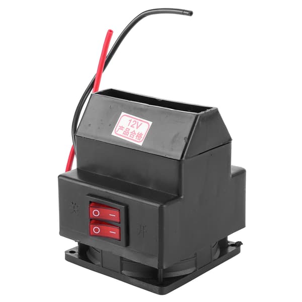 12V 260W Bilvarmer Auto Afrimer Dugfjerner Affugter Sort Luftvarmer