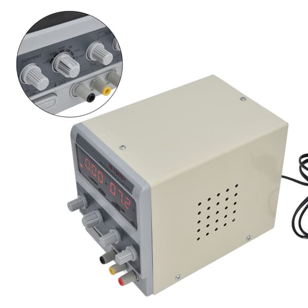 Justerbar regulert strømforsyning 15V 2A 1502D DIY testenhet US Plug 110V