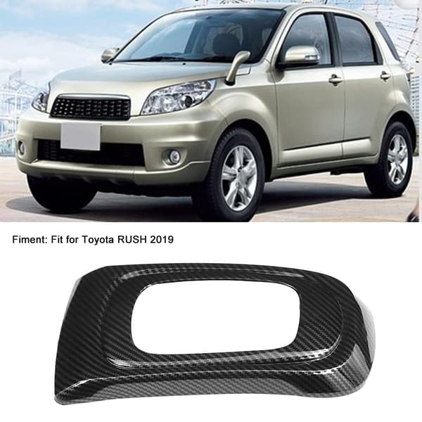 ABS Karbonfiber Girskiftpanel Midtkonsolldeksel Trim for Toyota RUSH 2019