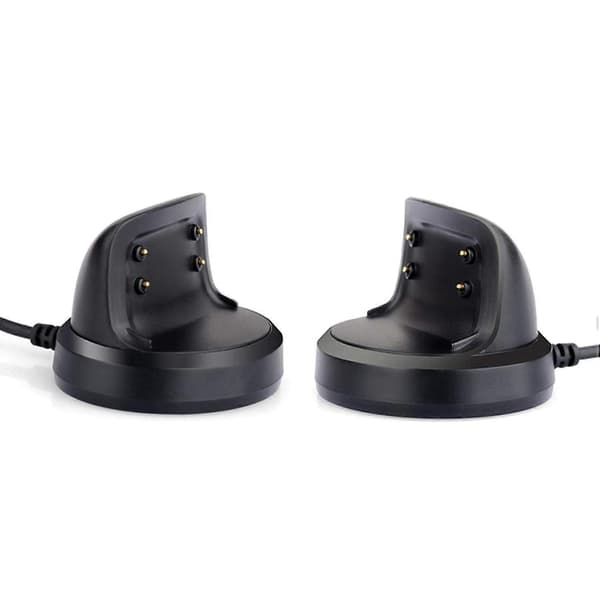 Magnetisk ur oplader base dock til Samsung Gear Fit 2 SM-R360 svart