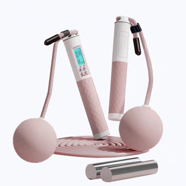 Hopprep, Digitalt hopprep med kalori- og loopräknare, pink dual purpose