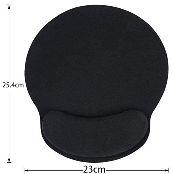 Lent Bounce Memory Foam håndleddsmusematte - blå marmor