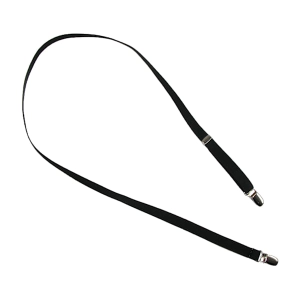 CTM Kids' elastiske 1/2 tomme justerbare vanteclips i ét stykke (2 pakke) Black one size