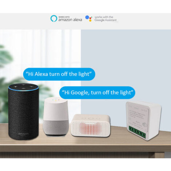Smart switch WiFi switch, mobiltelefon synkronisering Alexa smart och traditionell switch dubbel kontroll