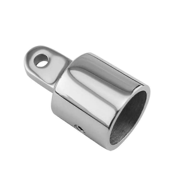 Ruostumaton teräsputki silmäpää Bimini-katoksen kiinnitystarvikkeet putken pää 2x 25mm[ht]