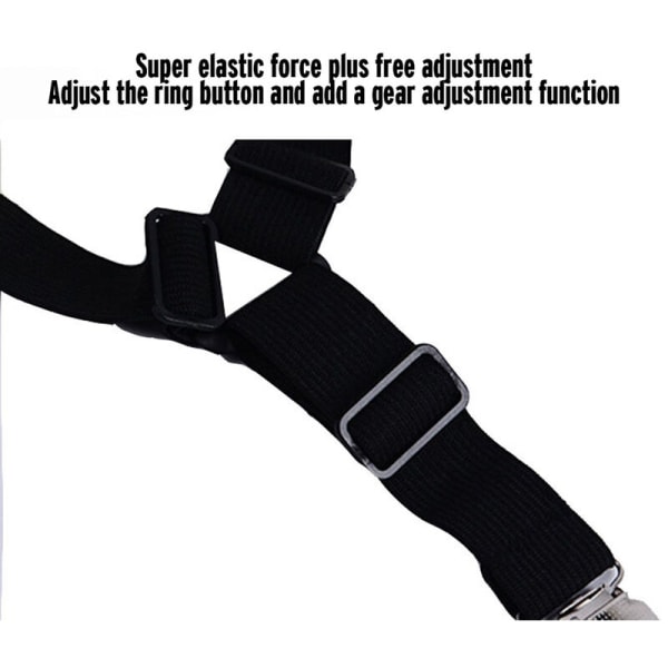 Sort Fire One Pack Sheets Anti-Slip Løbetelt Holder Justerbar Trekant Sengebånd