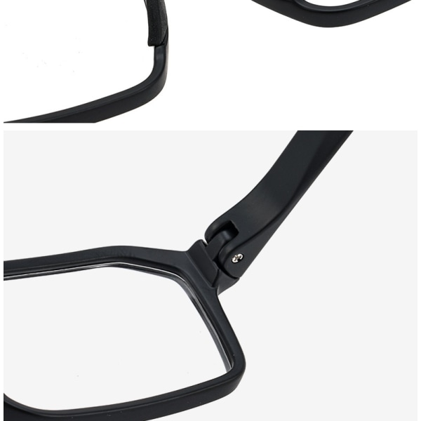 Anti-kollision sportsbrillestel Anti-slip udendørs cykelstel Ultralet TR stel Basketballbrillestel Myopisk brillestel (sort og blå)