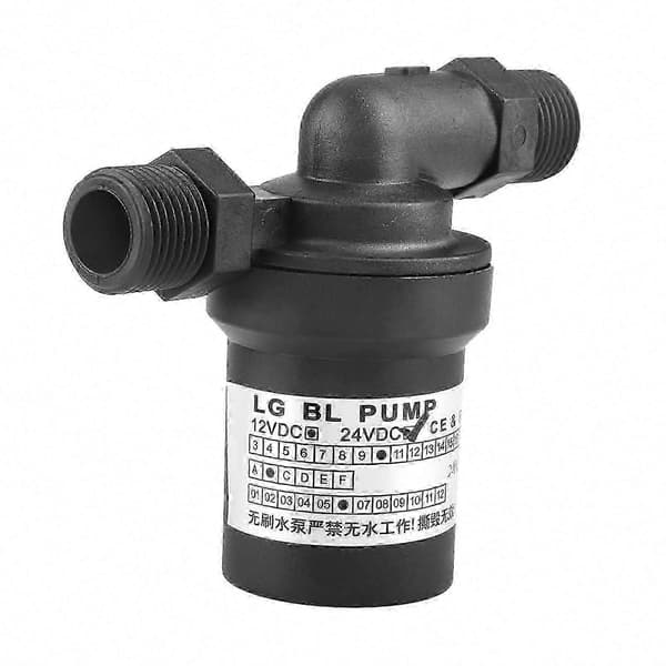 1 st DC24V 18W varmvattenpump för solvärmare varmcirkulation