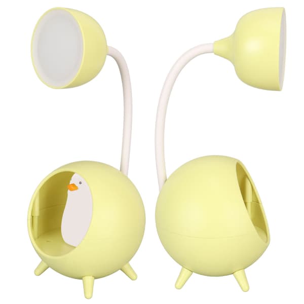 Innovativ Øyebeskyttelse Mini USB LED Skrivebordslampe for Reise Studier Hjemmekontor Gressgrønn