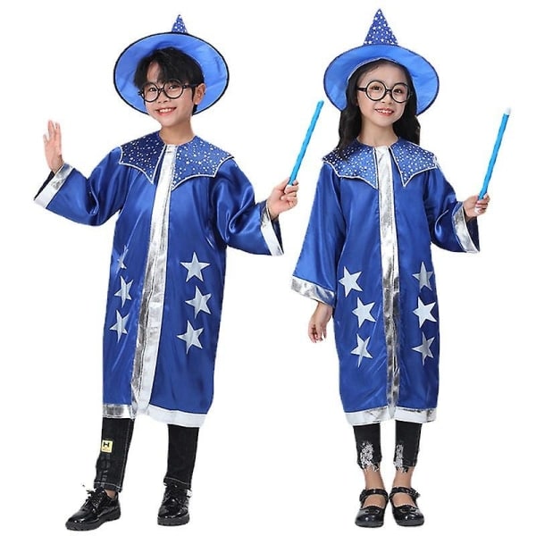 Halloween xmas julklappar dekoration barnkläder cos kvinnlig häxdräkt mantel Women's 150cm
