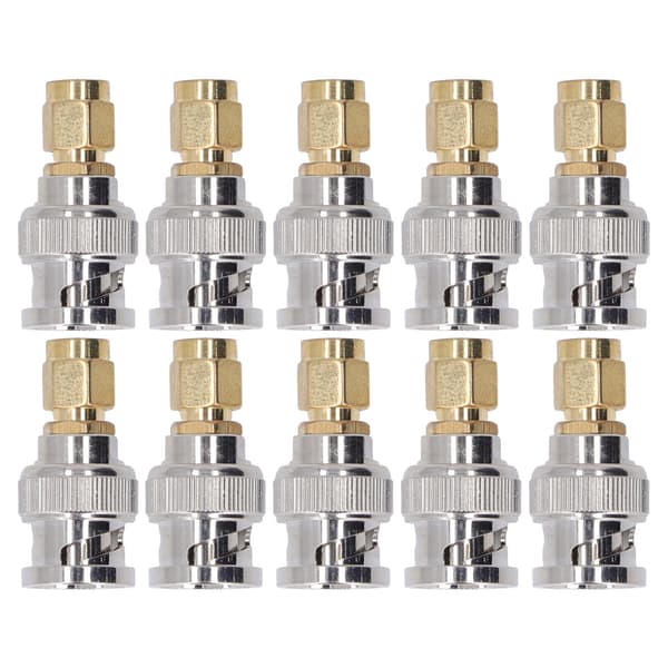 SMA-uros - BNC-uros -adapteri, 10 kpl