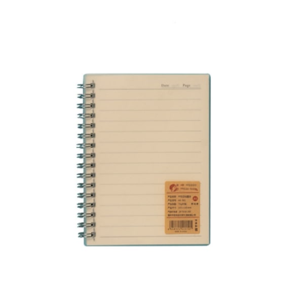 Coil Notepad Cover Transparent Frosted Notepad Student Klassrum Fel fråga Grid Notepad (horisontell linje A5),